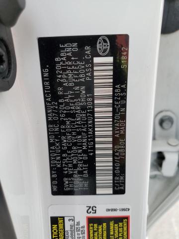 2022 TOYOTA CAMRY SE - 4T1G11AKXNU713081