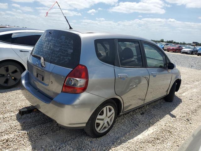 HONDA FIT 2007 silver hatchbac gas JHMGD38437S011972 photo #4