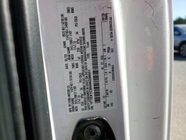 2022 FORD F150 SUPER - 1FTEX1CB6NKD98931