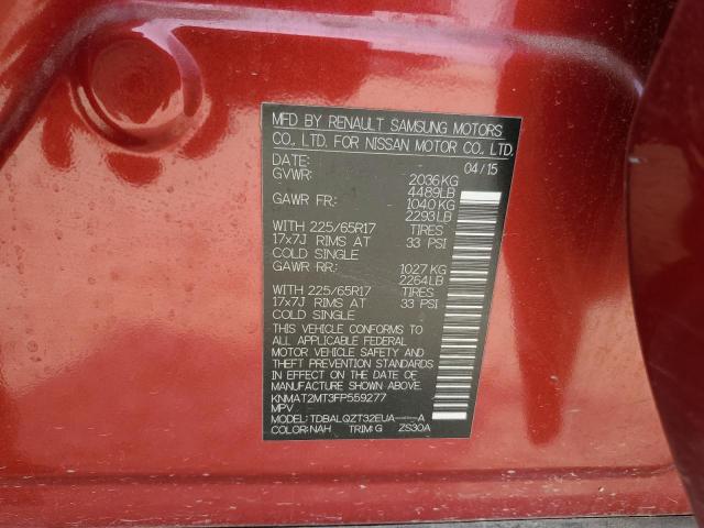 2015 NISSAN ROGUE S - KNMAT2MT3FP559277