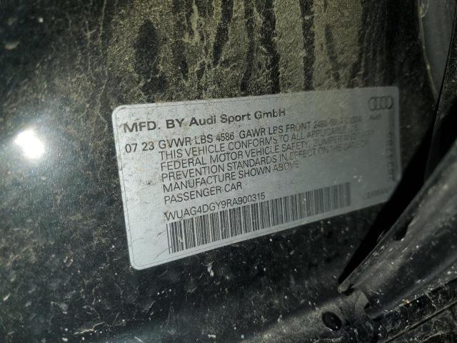 2024 AUDI RS3 WUAG4DGY9RA900315