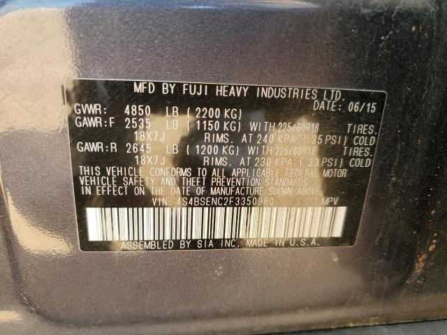 2015 SUBARU OUTBACK 3. - 4S4BSENC2F3350980