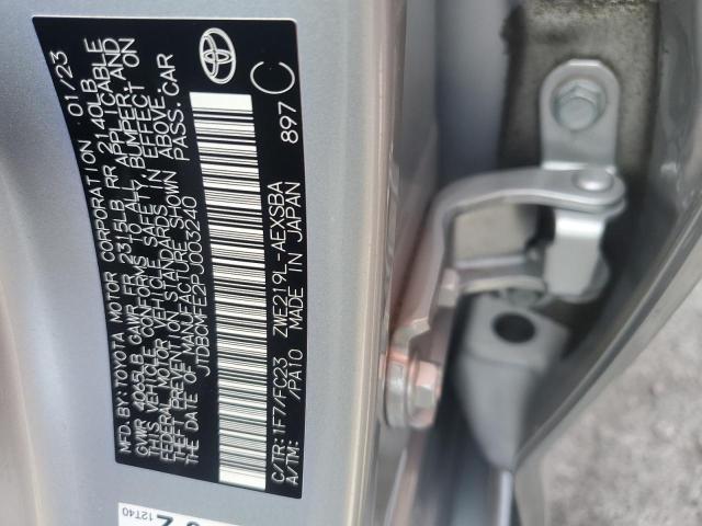 2023 TOYOTA COROLLA LE - JTDBCMFE2PJ003240