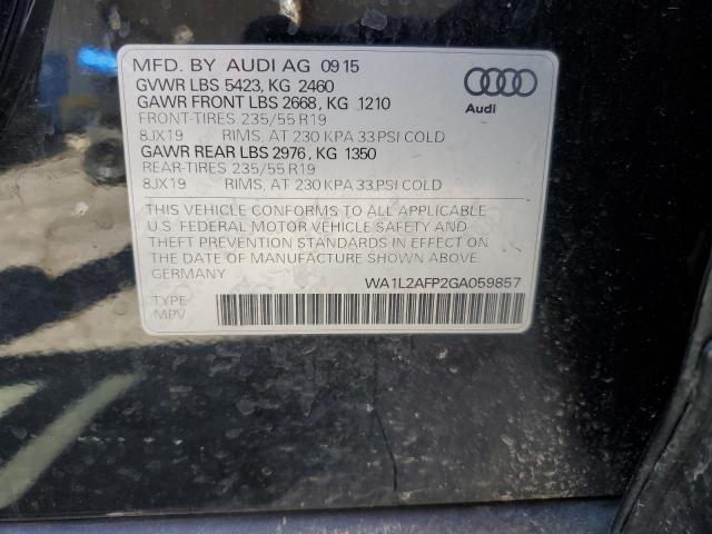 2016 AUDI Q5 PREMIUM - WA1L2AFP2GA059857