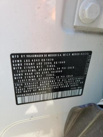 2022 VOLKSWAGEN TAOS S 3VVDX7B20NM056255