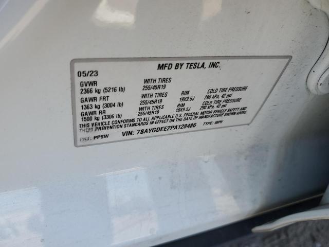 2023 TESLA MODEL Y - 7SAYGDEE2PA128486
