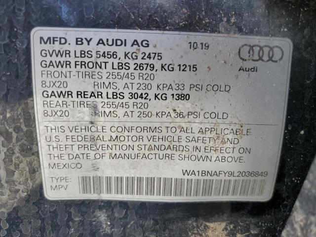 2020 AUDI Q5 PREMIUM - WA1BNAFY9L2036849