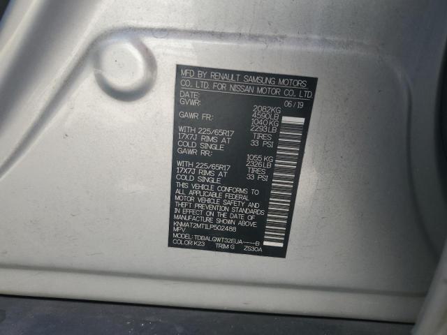 2020 NISSAN ROGUE S - KNMAT2MT1LP502488