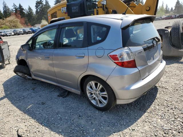 HONDA FIT SPORT 2009 silver  gas JHMGE87439S054058 photo #3