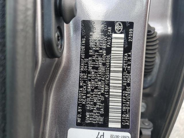 2016 TOYOTA CAMRY LE - 4T1BF1FK5GU246806
