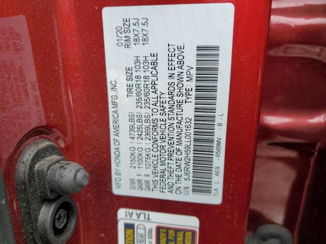 2020 HONDA CR-V EX - 5J6RW2H59LL001632