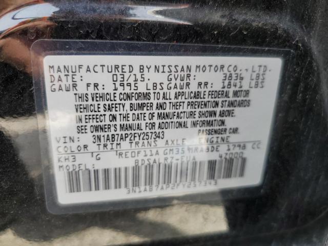 2015 NISSAN SENTRA S - 3N1AB7AP2FY257343