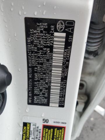 2016 TOYOTA COROLLA L - 2T1BURHE1GC580120