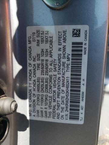 2019 HONDA CR-V EX 2HKRW2H53KH652411
