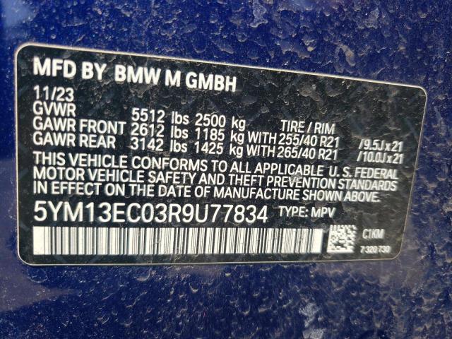 2024 BMW X3 M 5YM13EC03R9U77834