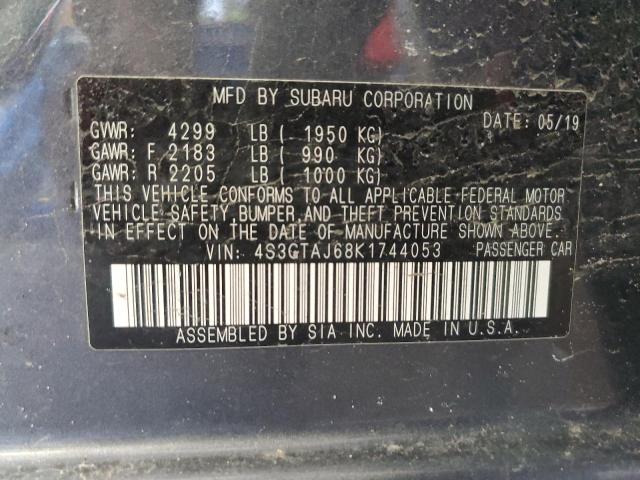 2019 SUBARU IMPREZA SP - 4S3GTAJ68K1744053