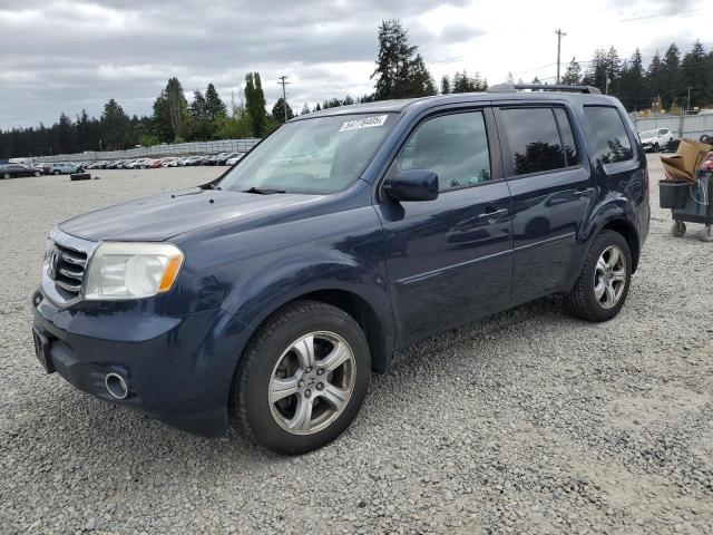 HONDA PILOT EXL 2012 blue  gas 5FNYF4H58CB061188 photo #1