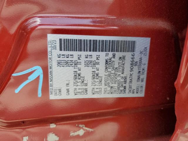 2023 NISSAN ROGUE SV - 5N1BT3BA7PC908666