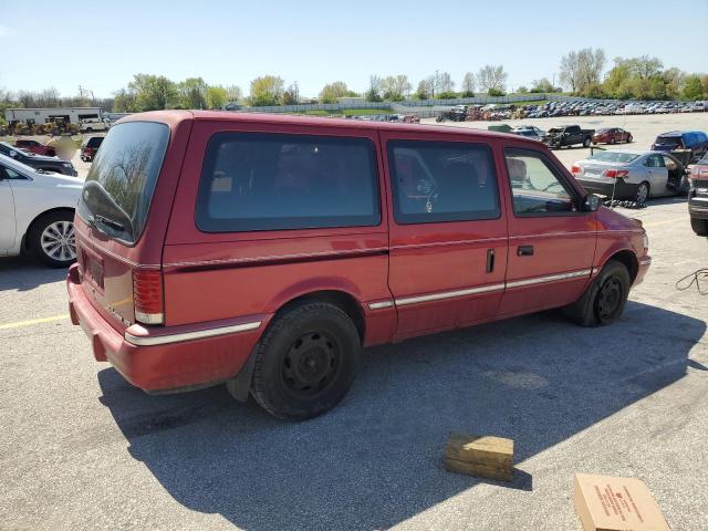 PLYMOUTH GRAND VOYA 1993 red extended gas 1P4GH44R0PX643369 photo #4