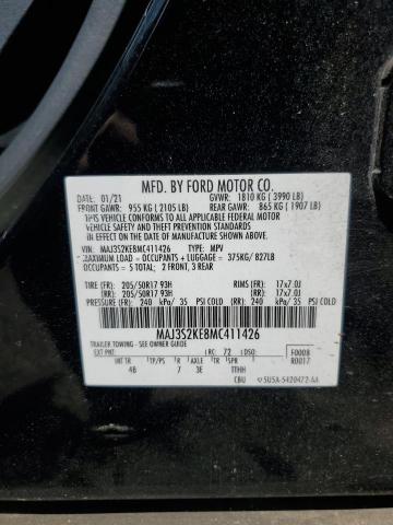 2021 FORD ECOSPORT T MAJ3S2KE8MC411426