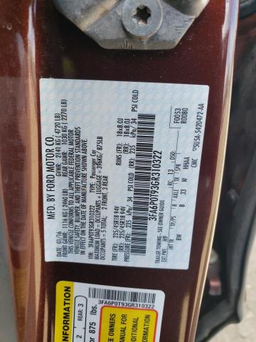 2016 FORD FUSION SE - 3FA6P0T93GR310322