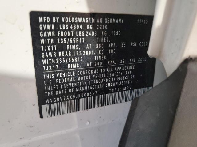 2018 VOLKSWAGEN TIGUAN LIM WVGBV7AX9JK000837