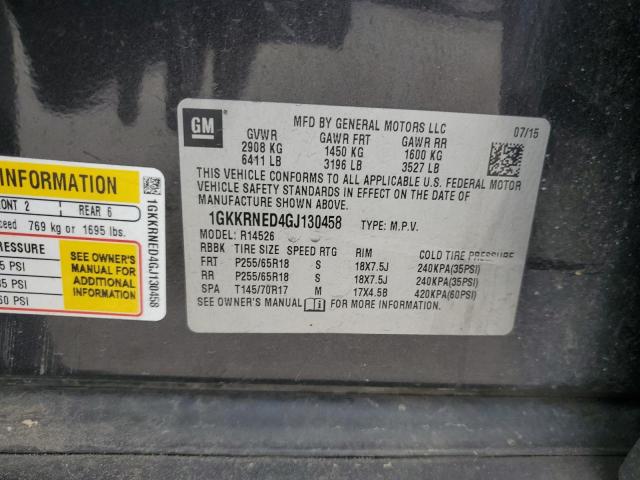 2016 GMC ACADIA SLE - 1GKKRNED4GJ130458