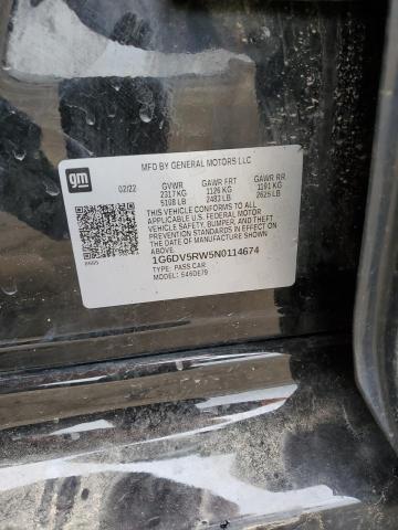 2022 CADILLAC CT5-V - 1G6DV5RW5N0114674