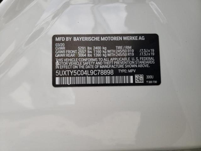 2020 BMW X3 XDRIVE3 - 5UXTY5C04L9C78898