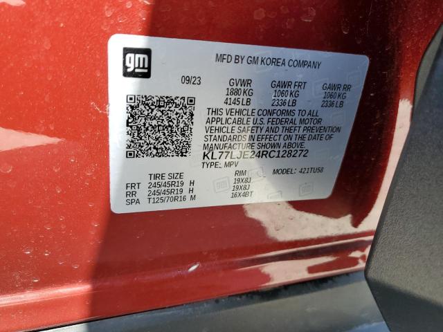 2024 CHEVROLET TRAX 2RS KL77LJE24RC128272
