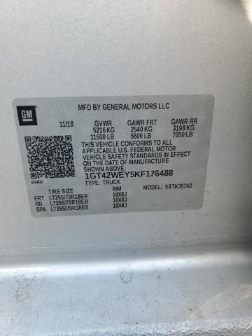 2019 GMC SIERRA K35 1GT42WEY5KF176488