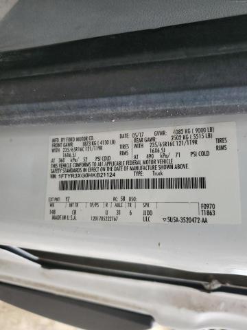 2017 FORD TRANSIT T- - 1FTYR3XG0HKB21124