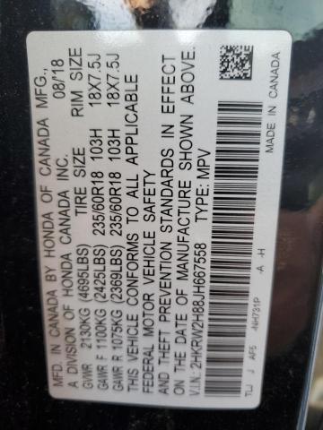 2018 HONDA CR-V EXL - 2HKRW2H88JH667558