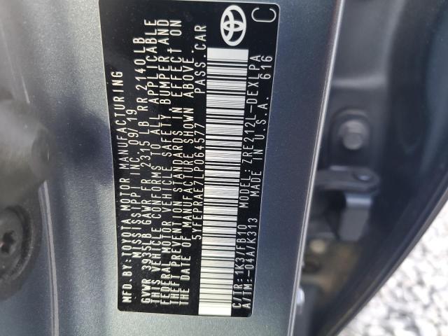 2020 TOYOTA COROLLA LE - 5YFEPRAE7LP064577