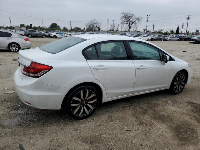 HONDA CIVIC EXL 2015 white  gas 19XFB2F9XFE029611 photo #4