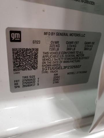 2023 GMC SIERRA K15 - 1GTUUGEL3PZ325507