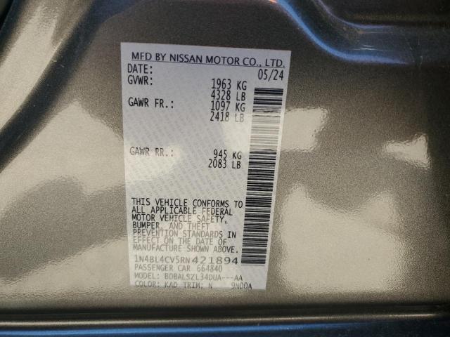 2024 NISSAN ALTIMA SR - 1N4BL4CV5RN421894