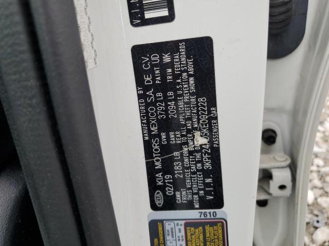 2019 KIA FORTE FE - 3KPF24AD5KE092228