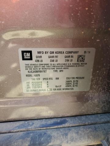 2015 BUICK ENCORE - KL4CJASB6FB047927