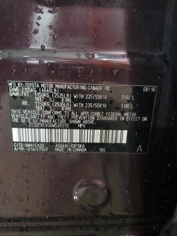 2016 TOYOTA RAV4 LE - 2T3DFREV3GW537010