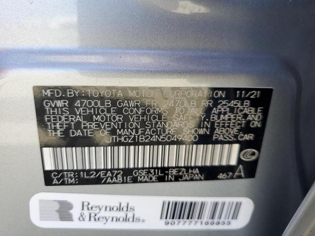 2022 LEXUS IS 350 F S JTHGZ1B24N5049400