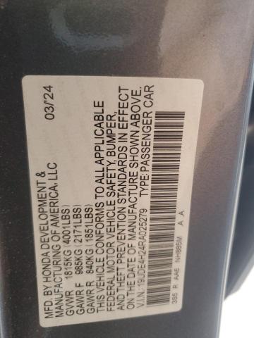 2024 ACURA INTEGRA 19UDE4H24RA025279