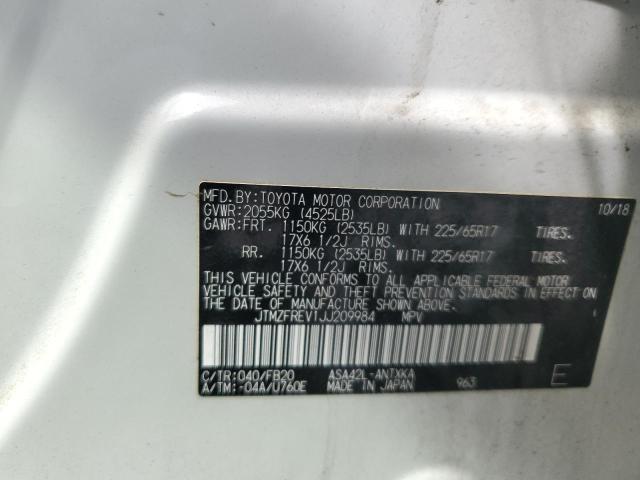 2018 TOYOTA RAV4 LE - JTMZFREV1JJ209984