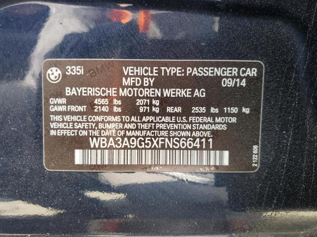 2015 BMW 335 I - WBA3A9G5XFNS66411