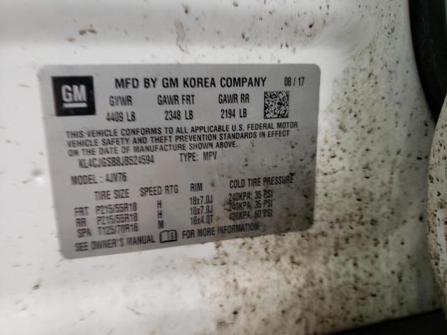2018 BUICK ENCORE ESS KL4CJGSB8JB524594