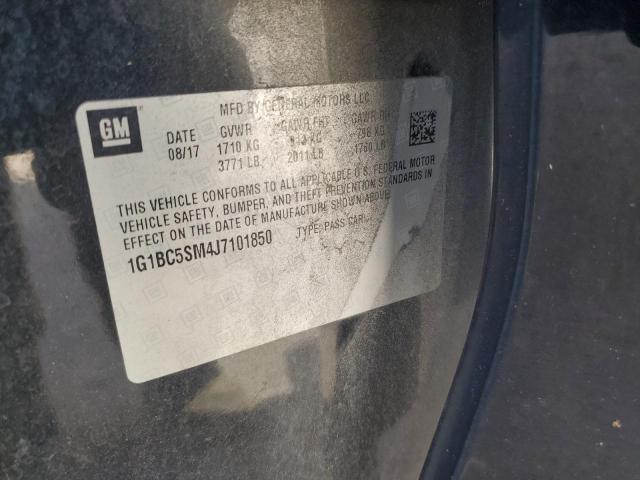 2018 CHEVROLET CRUZE LS 1G1BC5SM4J7101850