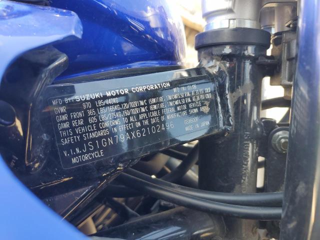 2006 SUZUKI GSX600 F J21GN79AX62102496