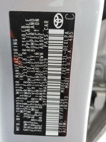 2021 TOYOTA COROLLA LE - 5YFEPMAE5MP152029