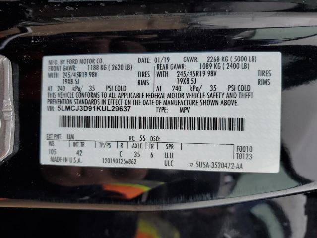 2019 LINCOLN MKC RESERV - 5LMCJ3D91KUL29637