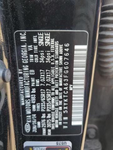 2015 KIA SORENTO LX - 5XYKTCA63FG607646